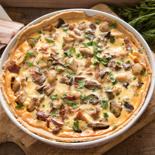 Quiche- Chicken & Mushroom